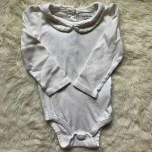 Joe Fresh White Diaper  Shirt Size 12-18 Months